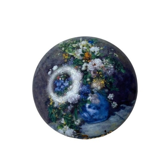 Goebel Artis Orbis Renoir Flowers Of Spring 2002 Porcelain Dish Box - Picture 2 of 8